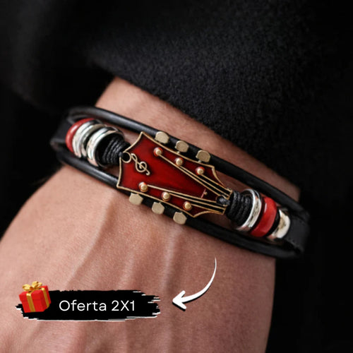 Pulsera con forma de guitarra